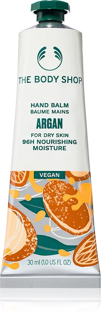 The Body Shop Argan Hand Balm Fuktgivande hand- och nagelkräm 30 ml