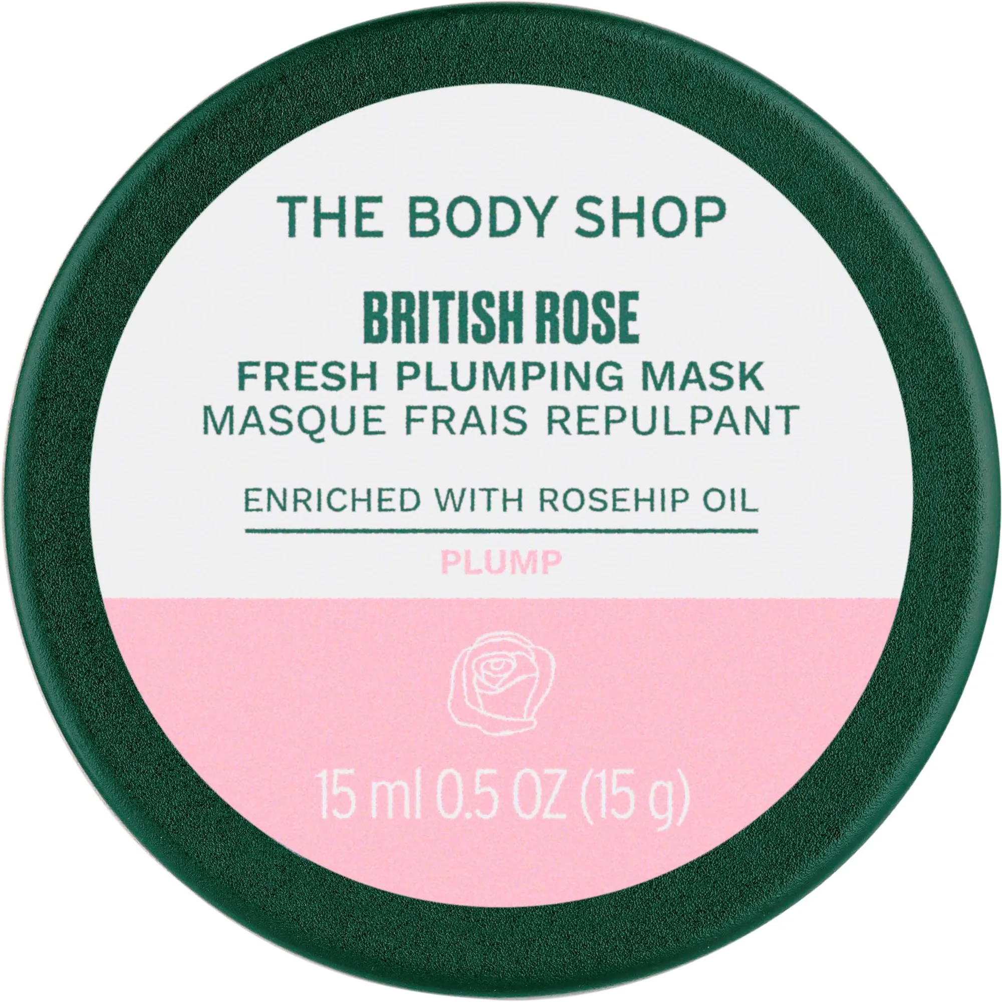 The Body Shop British Rose Fresh Plumping Mask 15 ml