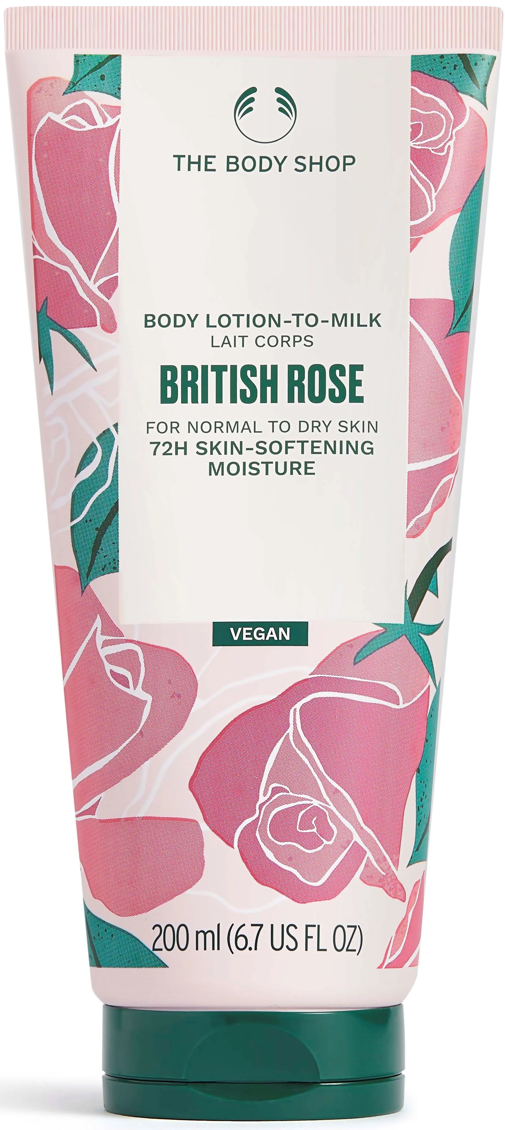 The Body Shop British Rose Body Lotion-To-Milk 200 ml