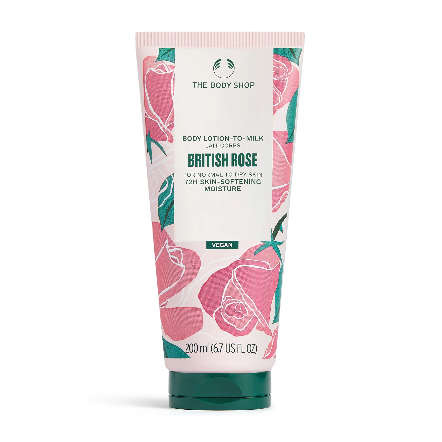 The Body Shop British Rose Body Lotion-To-Milk 200 ml