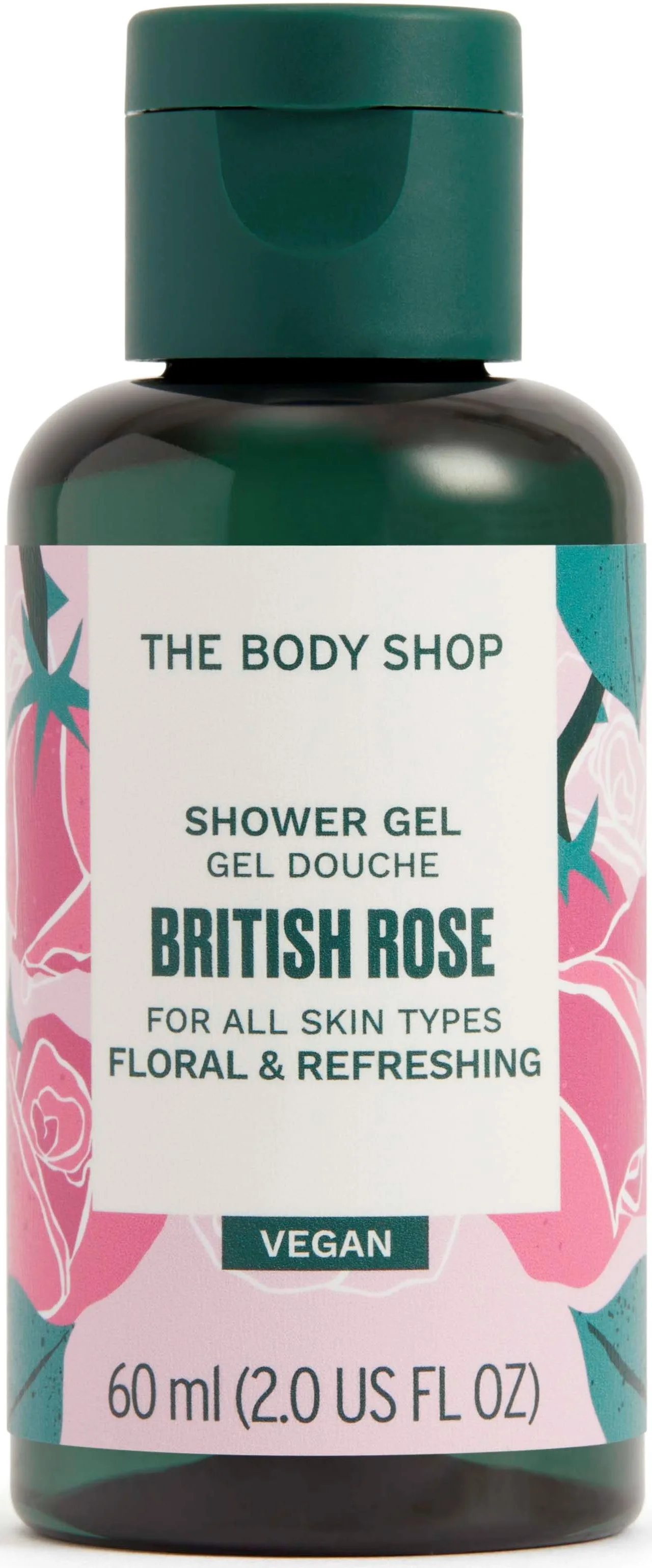 The Body Shop British Rose Shower Gel 60 ml