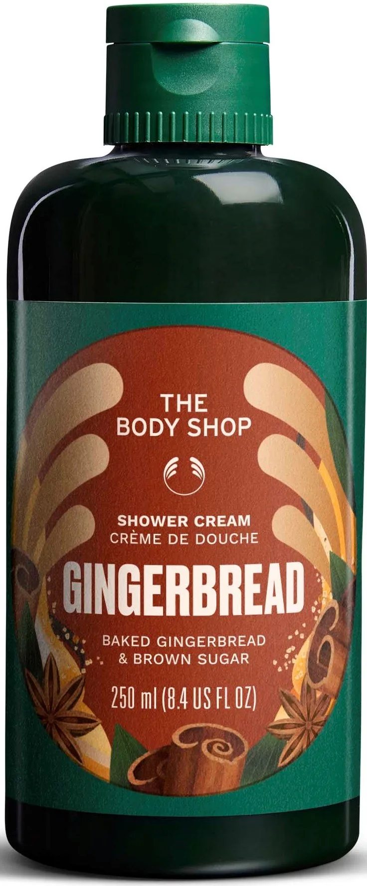 The Body Shop Gingerbread Baked Gingerbread & Brown Sugar Shower Cream 250 ml