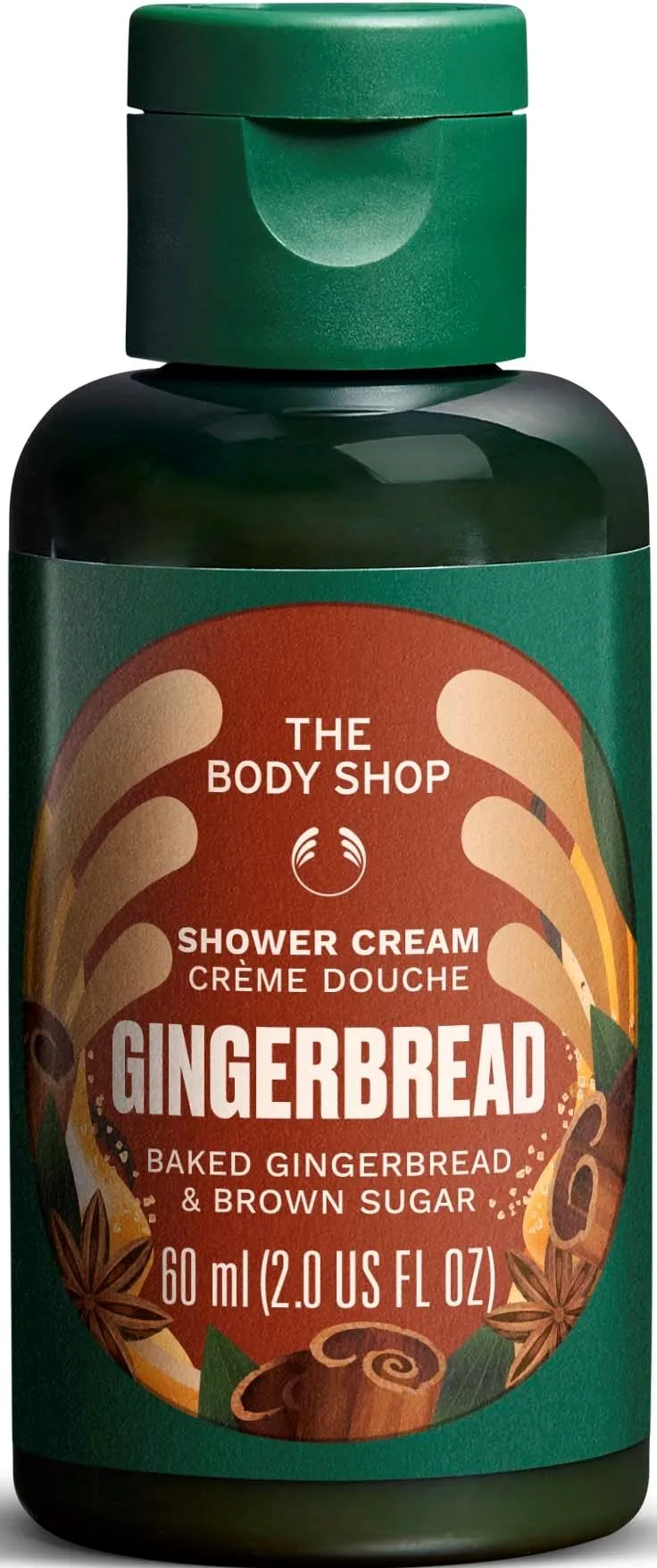 The Body Shop Gingerbread Baked Gingerbread & Brown Sugar Shower Cream 60 ml