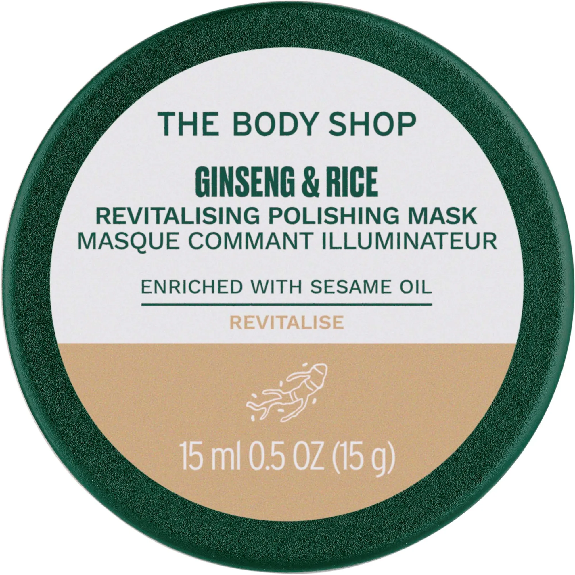 The Body Shop Ginseng & Rice Revitalising Polishing Mask 15 ml