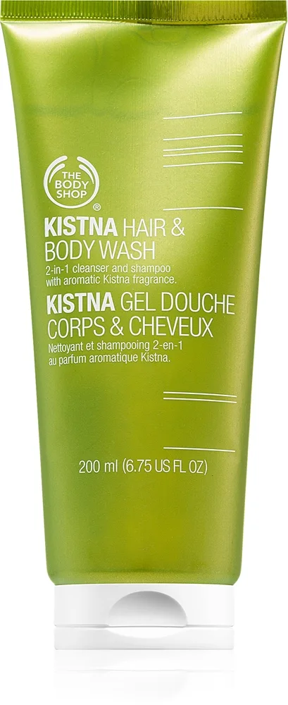 The Body Shop Kistna Hair & Body Wash suihkugeeli vartalolle ja hiuksille miehille 200 ml