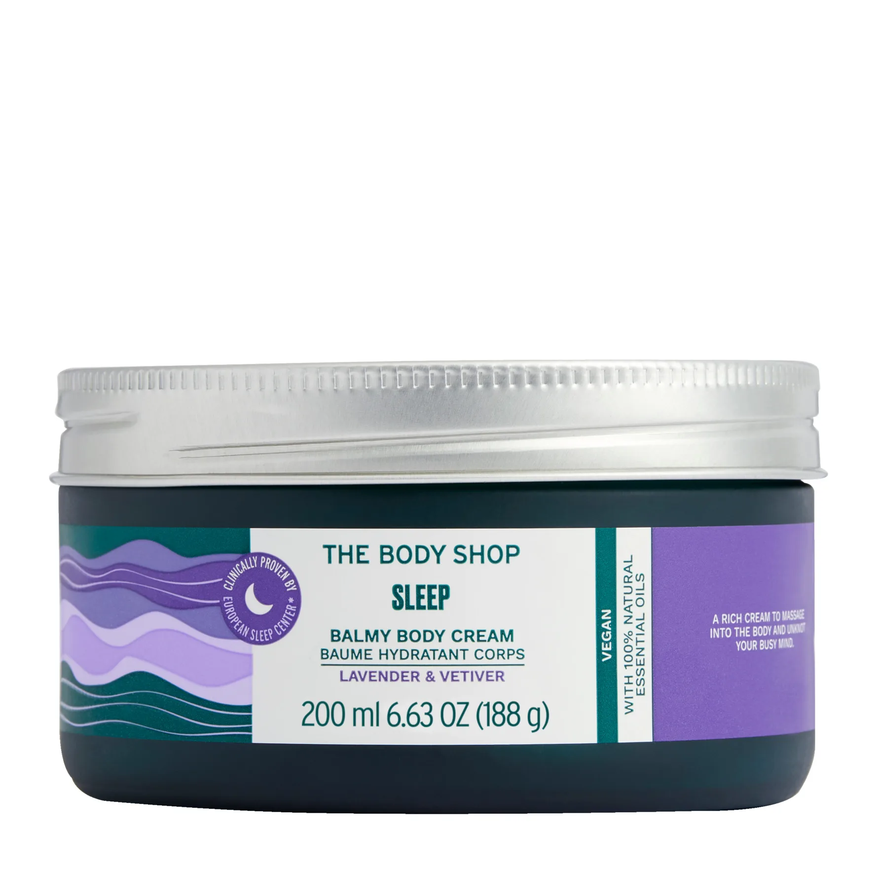 The Body Shop Lavender & Vetiver Wellness Sleep Balmy Body Cream 200 ml