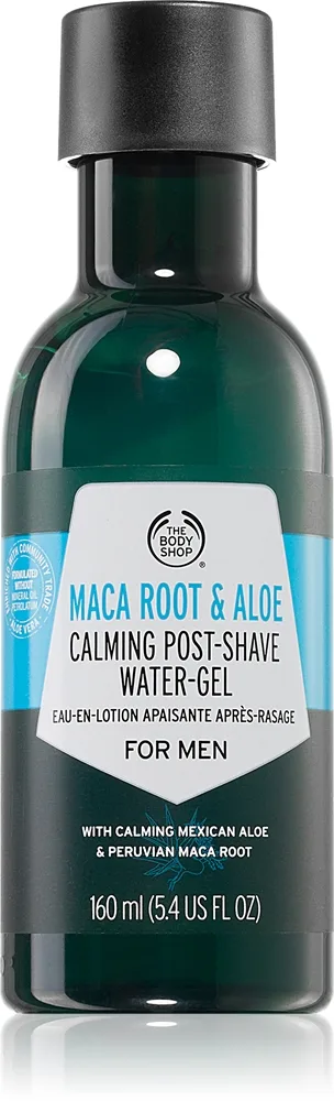 The Body Shop Maca Root & Aloe Calming Post-Shave Water Gel After shave-gel med lugnande egenskaper 160 ml