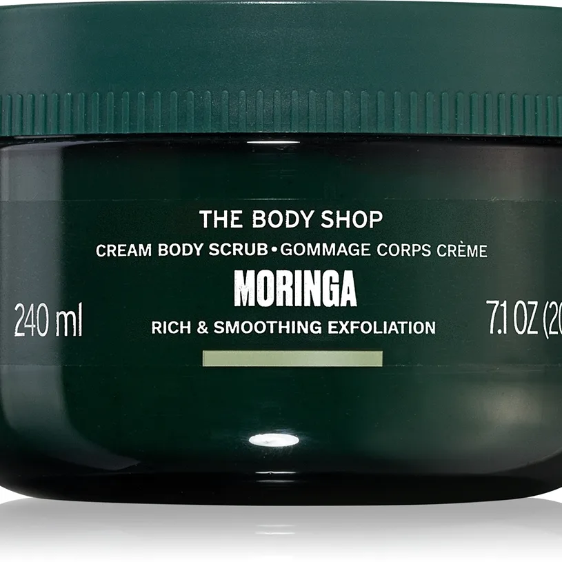 The Body Shop Moringa Body Scrub Krämig peeling 240 ml