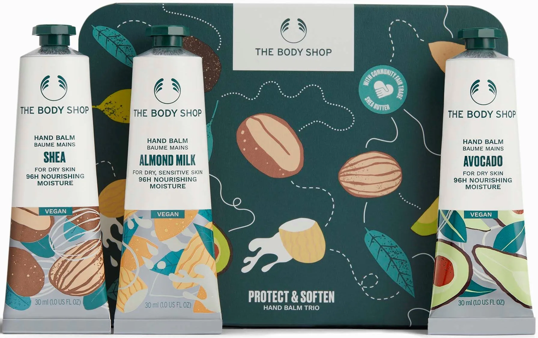The Body Shop Protect & Soften Hand Balm Trio