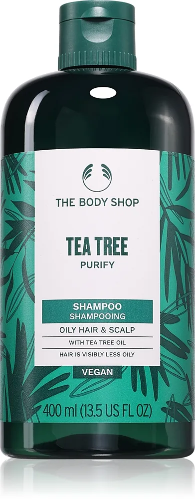 The Body Shop Tea Tree Shampoo Renande schampo för fett hår 200 ml