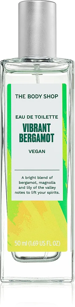 The Body Shop Vibrant Bergamot Eau de Toilette för uppfräschning för Kvinnor 50 ml