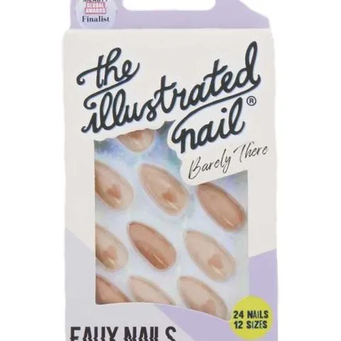 The Illustrated Nail Barely There Faux Nails 24 stk.