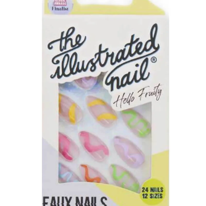 The Illustrated Nail Hello Fruity Faux Nails   24 stk.