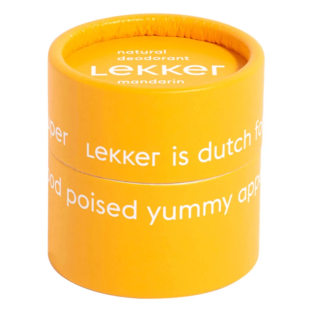 The Lekker Company Deodorant Creme, Have Fun - Mandarin & Lemon, 30 g.