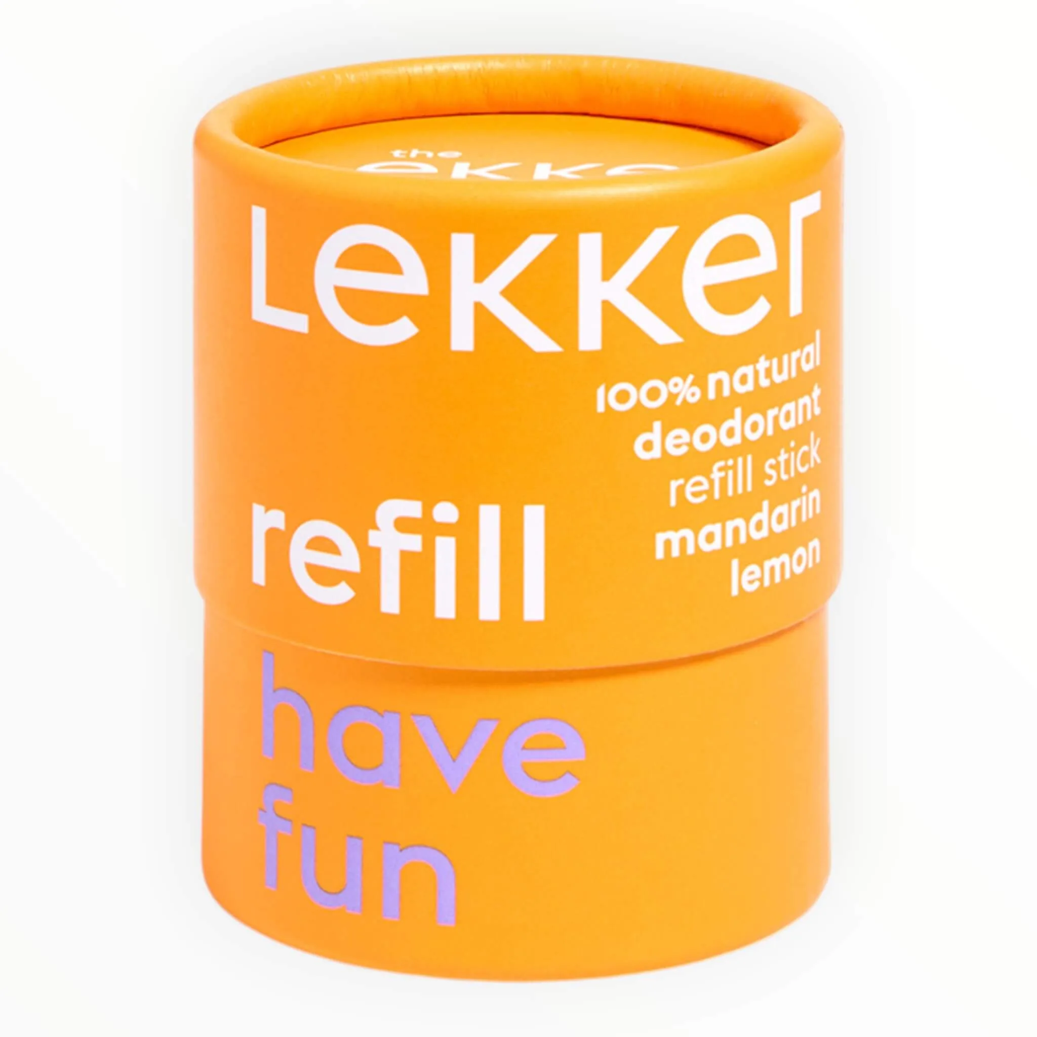 The Lekker Company Deodorant Stick, Refill, Have Fun