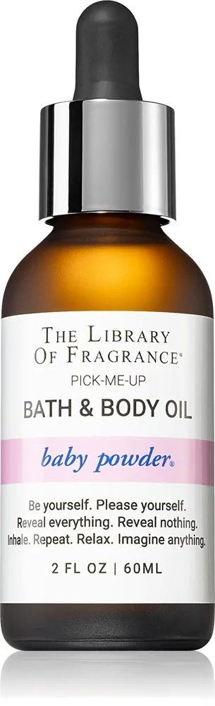 The Library of Fragrance Baby Powder Kroppsolja för bad Unisex 60 ml