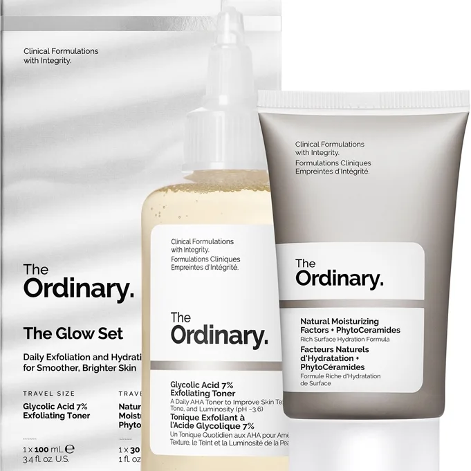 The Ordinary The Glow Set Presentförpackning För kvinnor