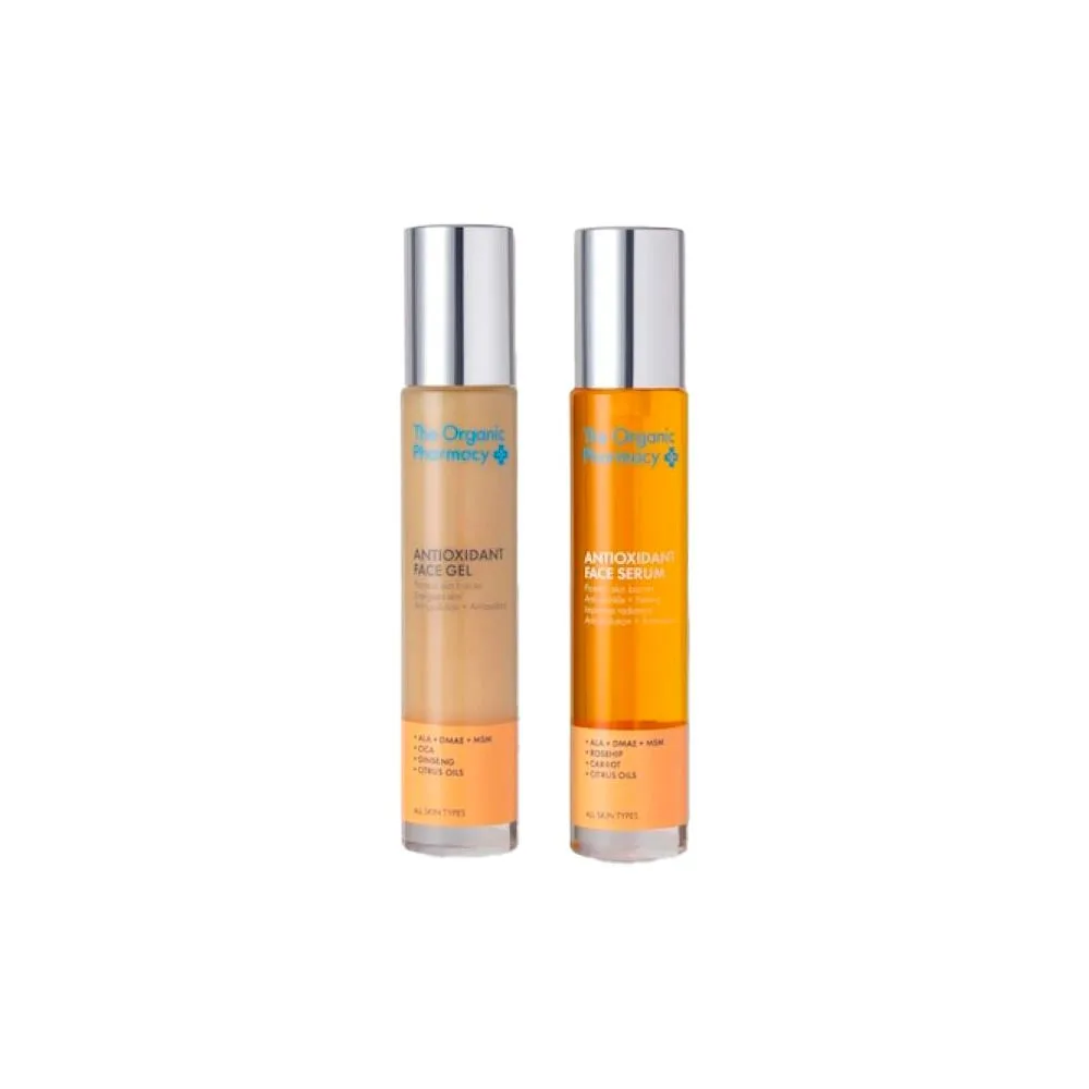 The Organic Pharmacy Antioxidant Face Gel & Serum DUO 70 ml
