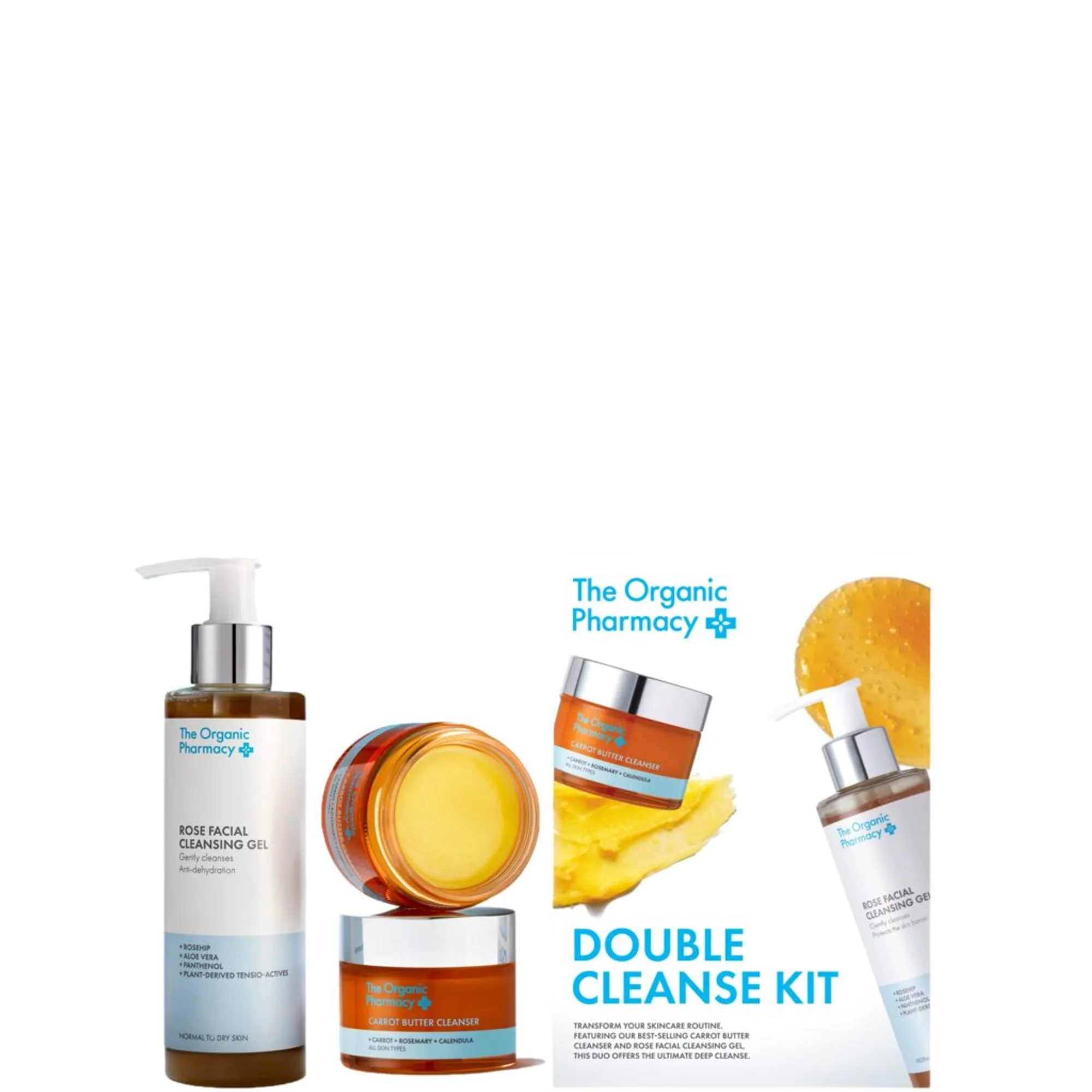 The Organic Pharmacy Double Cleanse Kit Kasvojenhoitosetti