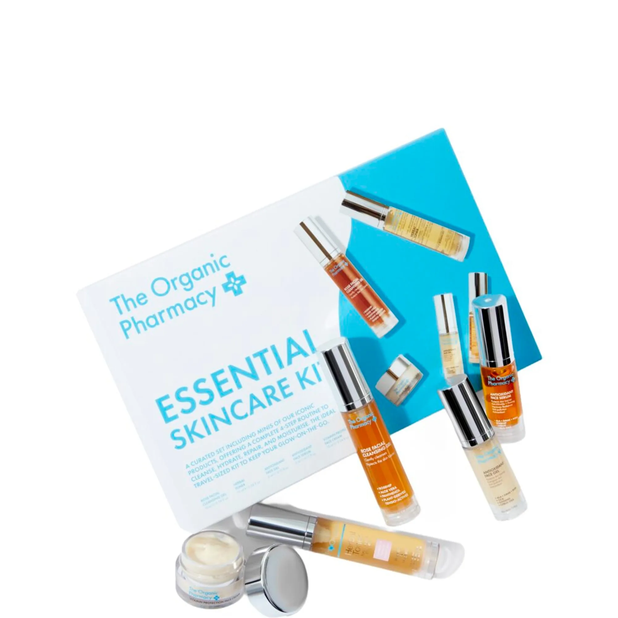 The Organic Pharmacy Essential Skincare Kit Kasvojenhoitosetti