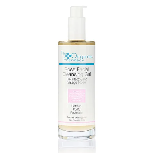 The Organic Pharmacy Rose Facial Cleansing Gel 100 ml.