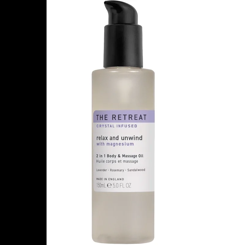 The Retreat Relax and Unwind 2 in 1 Body and Massage Oil 150 ml