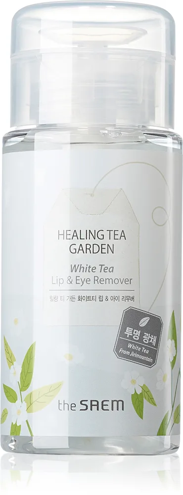 The Saem Healing Tea Garden White Tea Borttagare för ögon- och läppsmink för känslig hud 150 ml