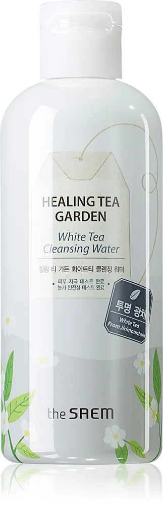 The Saem Healing Tea Garden White Tea Mild rengörande toner för känslig hud 300 ml