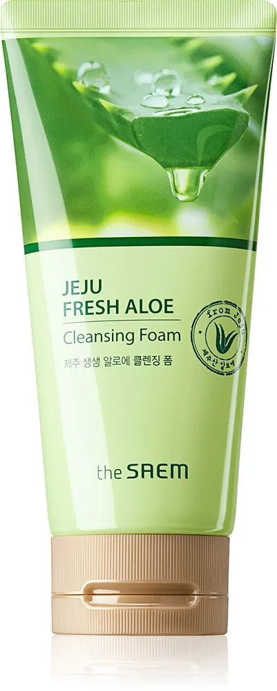 The Saem Jeju Fresh Aloe 92% Milt rengörande skum 150 g