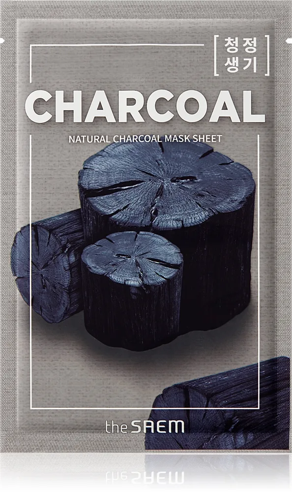 The Saem Natural Mask Sheet Charcoal Rengörande arkmask 21 ml