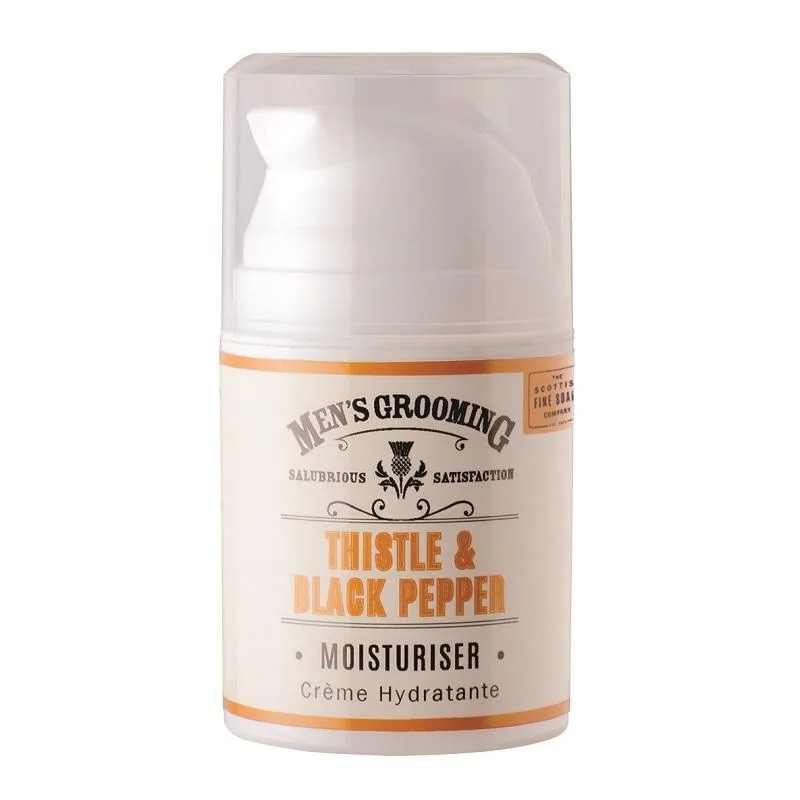 Scottish Fine Soaps Thistle & Black Pepper Moisturiser 50ml
