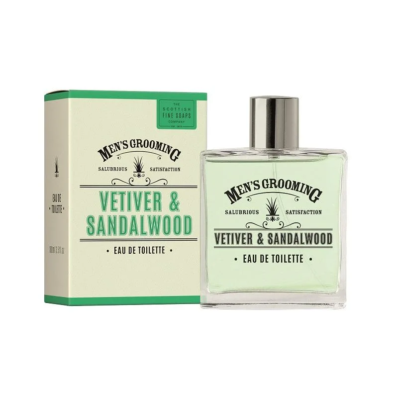 Scottish Fine Soaps Vetiver & Sandalwood Edt 100ml