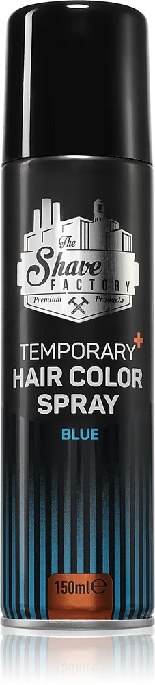 The Shave Factory Temporary Hair Color Spray hiussuihke sävy Blue 150 ml