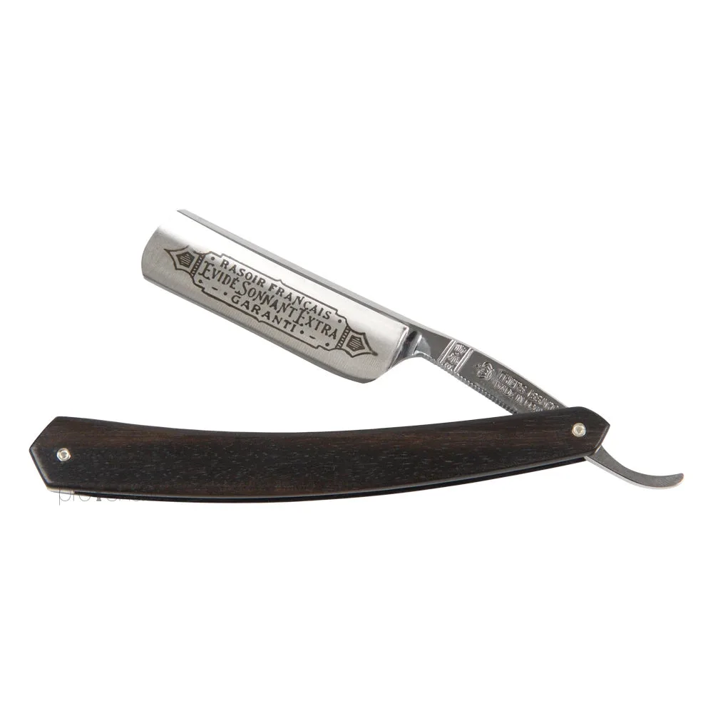Thiers-Issard Straight Razor, 6/8 Round Nose, Ibenholt