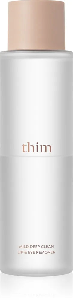 thim Mild Deep Clean Lip & Eye Remover Tvåfasig ögon- och läppsminksborttagare med vårdande effekt 100 ml