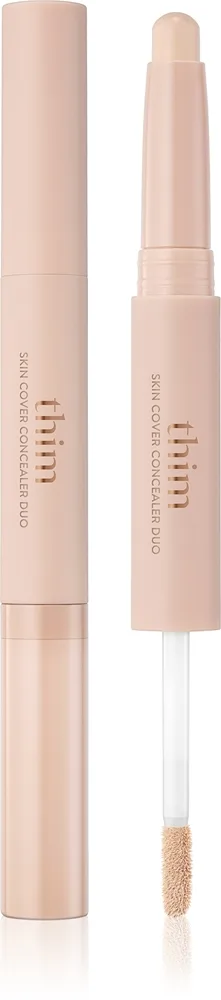 thim Skin Cover Concealer Duo Övertäckningsstift som minskar ojämnheter Dubbelsidigt Skugga 01 Ivory 6.3 g