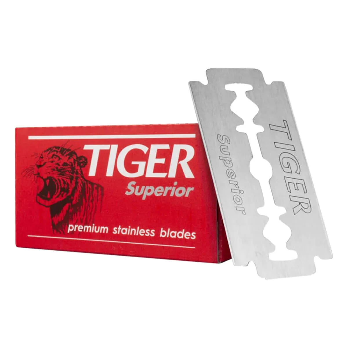Tiger Superior DE-Barberblade, 2x5 stk. (10 stk.)