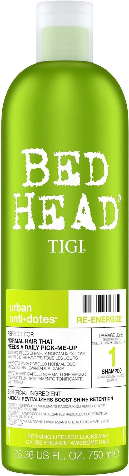 Tigi Re-Energize Shampoo 750 ml