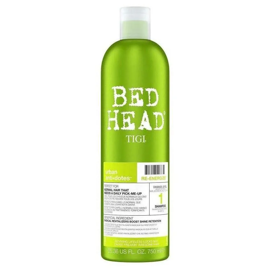 TIGI Bed Head Re-energize Shampoo 750ml