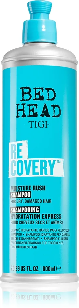 TIGI Bed Head Recovery Fuktgivande schampo för torrt och skadat hår 600 ml