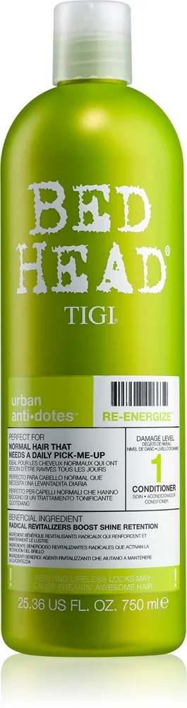 TIGI Bed Head Urban Antidotes Re-energize hoitoaine normaaleille hiuksille 750 ml