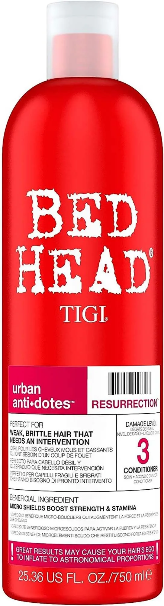 TIGI Bed Head Urban Antidotes Resurrection Conditioner für dünnes, gestresstes Haar 750 ml