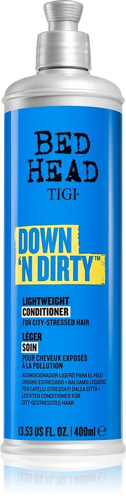 TIGI Down N' Dirty Lightweight Conditioner Cleansing Detoxifying Conditioner för daglig användning 400 ml