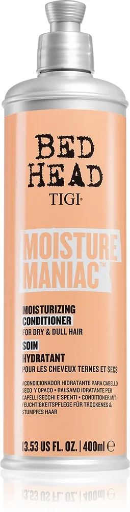 TIGI Moisture Maniac Moisturizing Conditioner Djupt vårdande balsam För torrt hår 400 ml