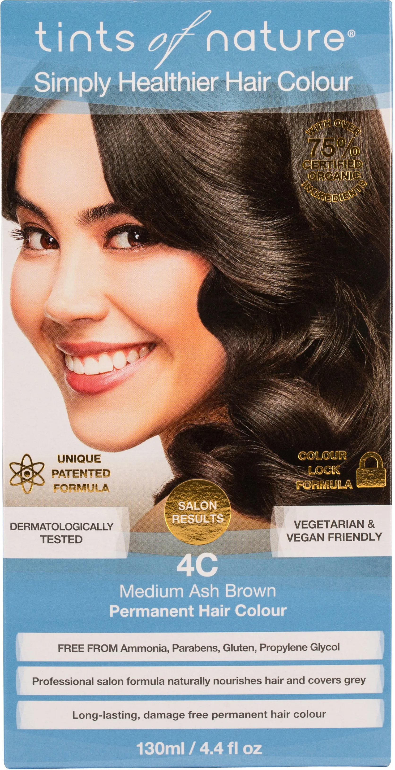 Tints of Nature Medium Ash Brown 4C