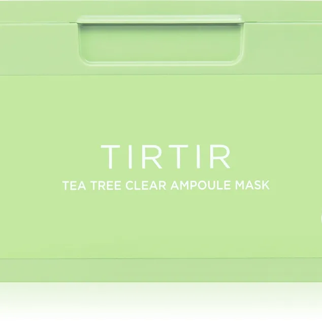 TIRTIR Ampoule Mask Tea Tree Clear Lindrande arkmask för ansiktet för problematisk hud 30 st.