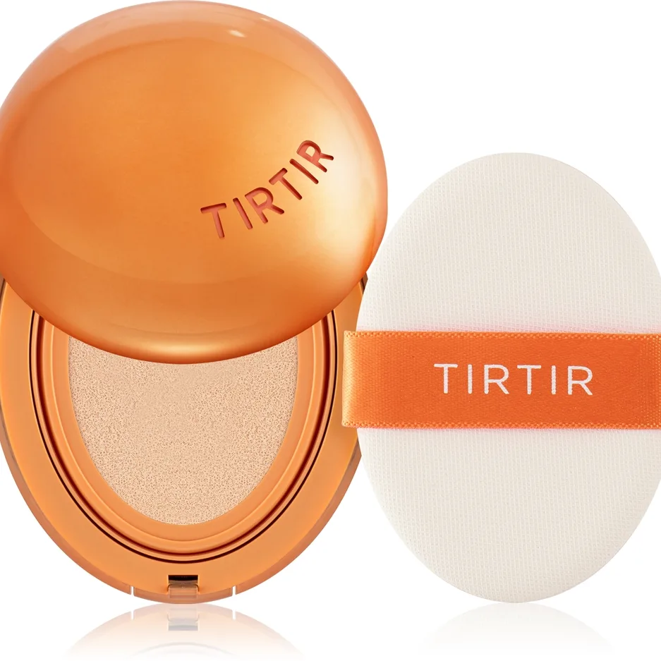 TIRTIR Mask Fit AI Filter Cushion Långvarig foundationkudde med matt effekt Skugga 22N Shell Beige 18 g