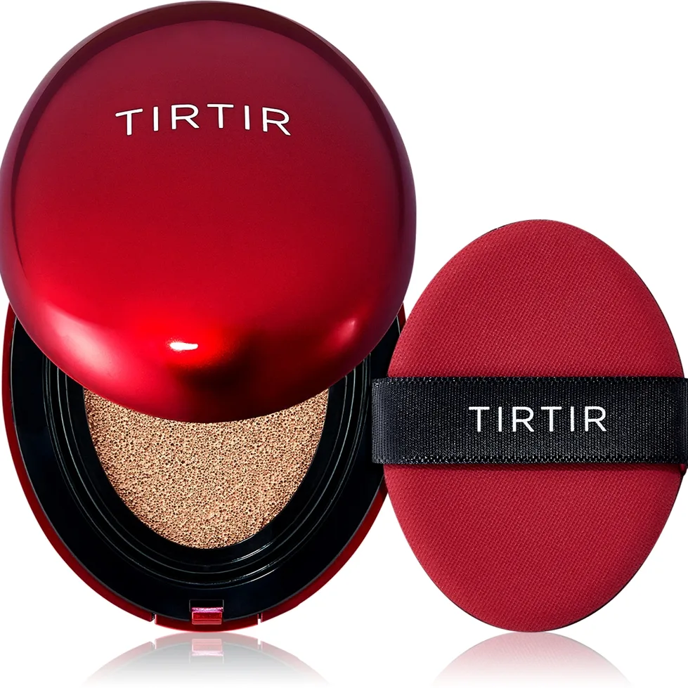 TIRTIR Mask Fit Red Cushion Långvarig foundationkudde Skugga 22N Shell Beige 18 g