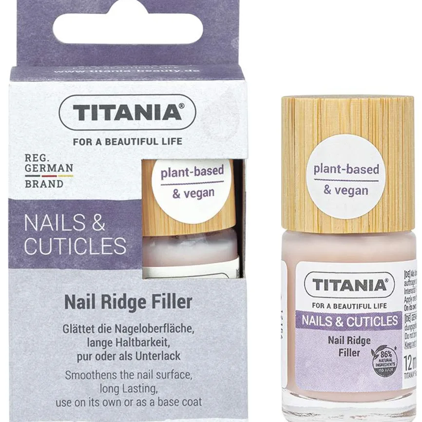 Nagel Ridge Filler Titania Nagellack Rosé 12 ml - Zur Nagelpflege