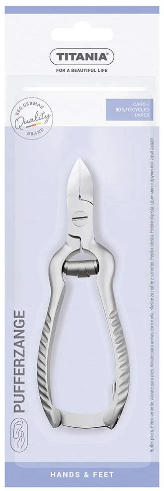 Qualitätsnagelzange mit Pufferfeder 14cm - Zur Nagelpflege